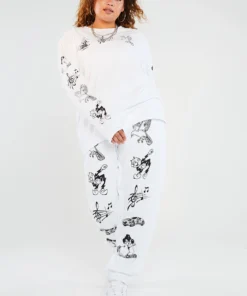 New Girl Order Classic Cartoon Sweat Curve Tops