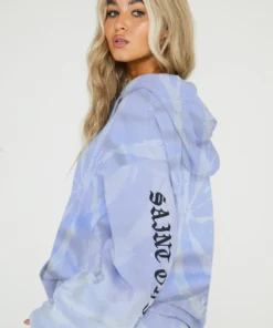 New Girl Order SAINT OR SINNER TIE DYE HOODY Tops