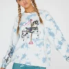 New Girl Order RIDE OR DIE TIE DYE SWEAT