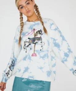 New Girl Order RIDE OR DIE TIE DYE SWEAT