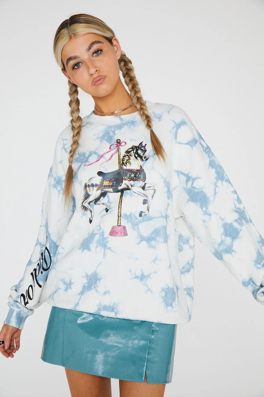 New Girl Order RIDE OR DIE TIE DYE SWEAT 1 New Girl Order RIDE OR DIE TIE DYE SWEAT