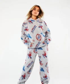 New Girl Order Tops SPORT LOGO JOGGERS