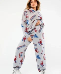 New Girl Order Tops SPORT LOGO JOGGERS