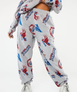 New Girl Order Tops SPORT LOGO JOGGERS