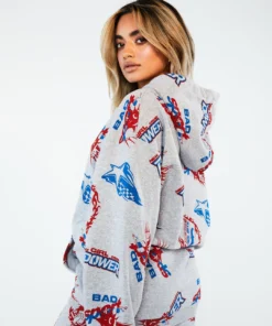 New Girl Order Tops SPORT LOGO HOODIE