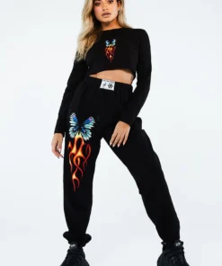 New Girl Order BUTTERFLY JOGGERS