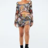 New Girl Order FLORAL FISH MINI SKIRT