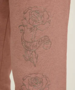 New Girl Order Glitter Rose Joggers Tops