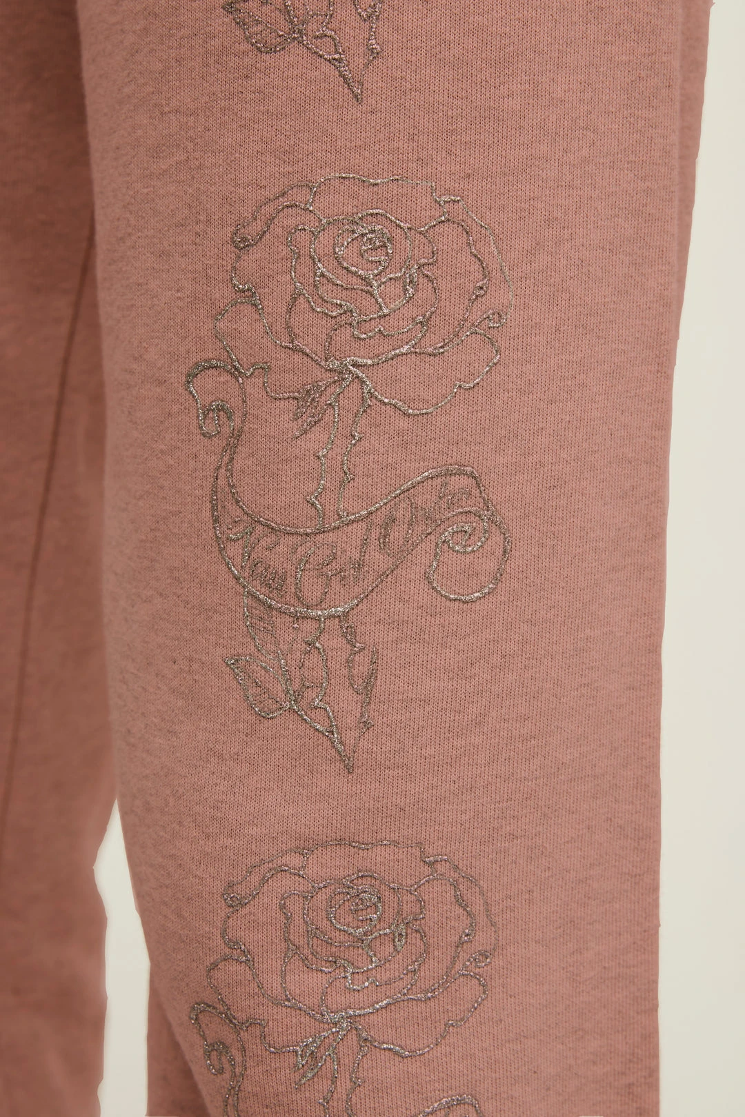 New Girl Order Glitter Rose Joggers Tops 2 New Girl Order Glitter Rose Joggers Tops