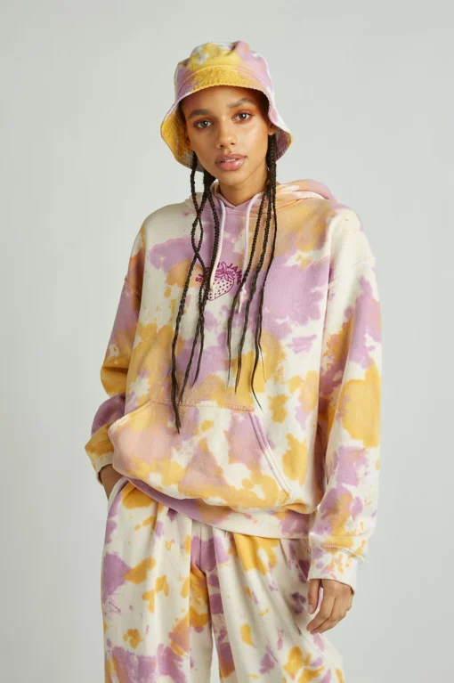 New Girl Order Strawberry Tie Dye Hoodie