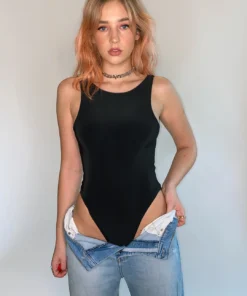 New Girl Order Scoop Back Bodysuit