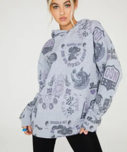 New Girl Order RACER FLAG HOODIE