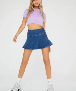 New Girl Order Fluffy Polo Top