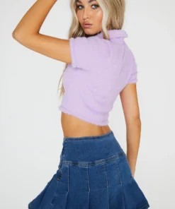 New Girl Order Fluffy Polo Top 8 New Girl Order Fluffy Polo Top